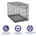 MidWest iCrate Single Door Folding Dog Crate with Divider Panel image thumbnail 3