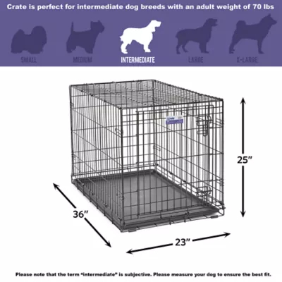 MidWest iCrate Single Door Folding Dog Crate with Divider Panel - Image 8