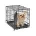 MidWest iCrate Single Door Folding Dog Crate with Divider Panel image thumbnail 1