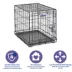 MidWest iCrate Single Door Folding Dog Crate with Divider Panel image thumbnail 3