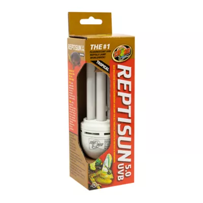 Product Zoo Med ReptiSun 5.0 UVB Compact Tropical Reptile Lamp