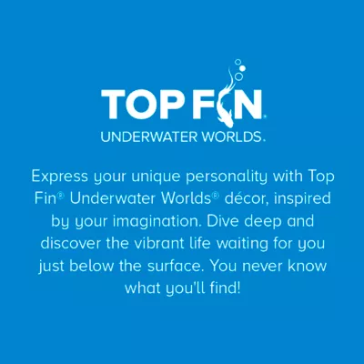 Top Fin® Smooth Glass Gem Aquarium Décor - Bright Blue - Aquarium Stones - Fish Tank Decor - Image 6