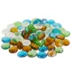 Product Top Fin® Smooth Glass Gem Aquarium Décor - Blue Mix