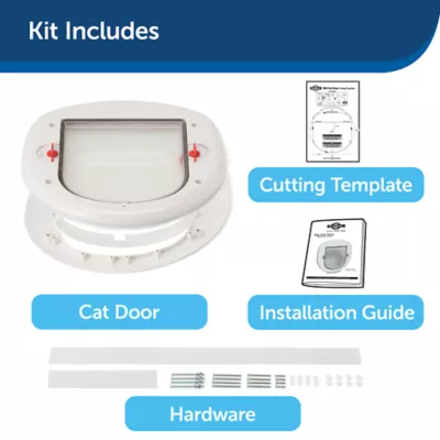 Product PetSafe® Big Cat 4Way Locking Cat Flap - Easy Install Hardware Kit Included