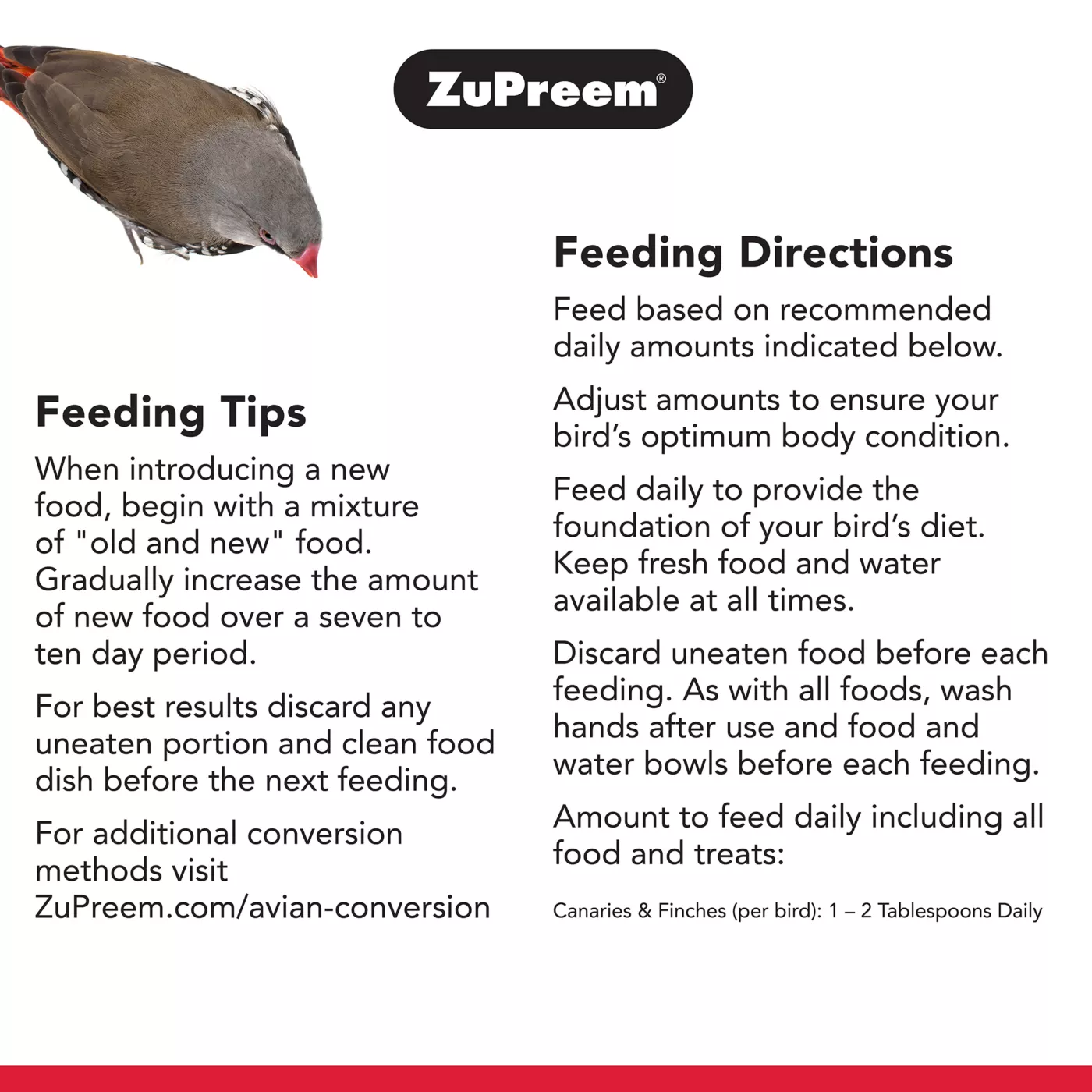 Product ZuPreem® FruitBlend Extra Small Bird Food