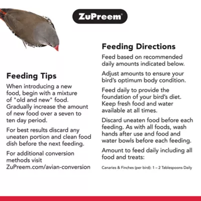 Product ZuPreem® FruitBlend Very Small Bird Food