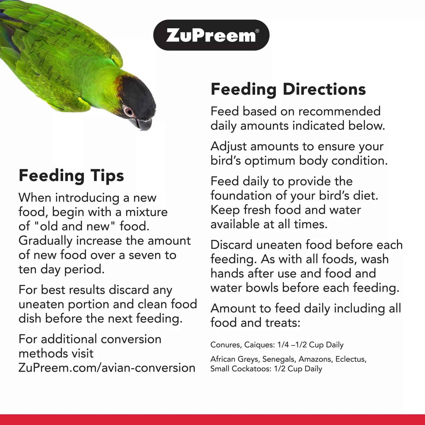 Product ZuPreem® FruitBlend Medium Bird Food