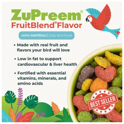 Product ZuPreem® FruitBlend Parrot & Conure Bird Food