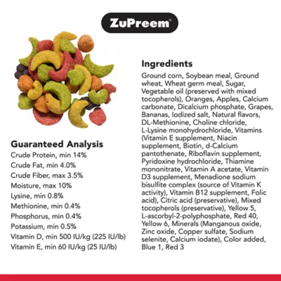 Product ZuPreem® FruitBlend Large Bird Food