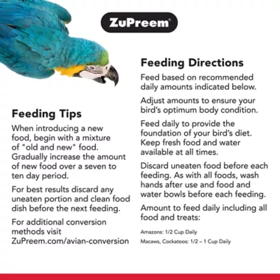 Product ZuPreem® FruitBlend Large Bird Food