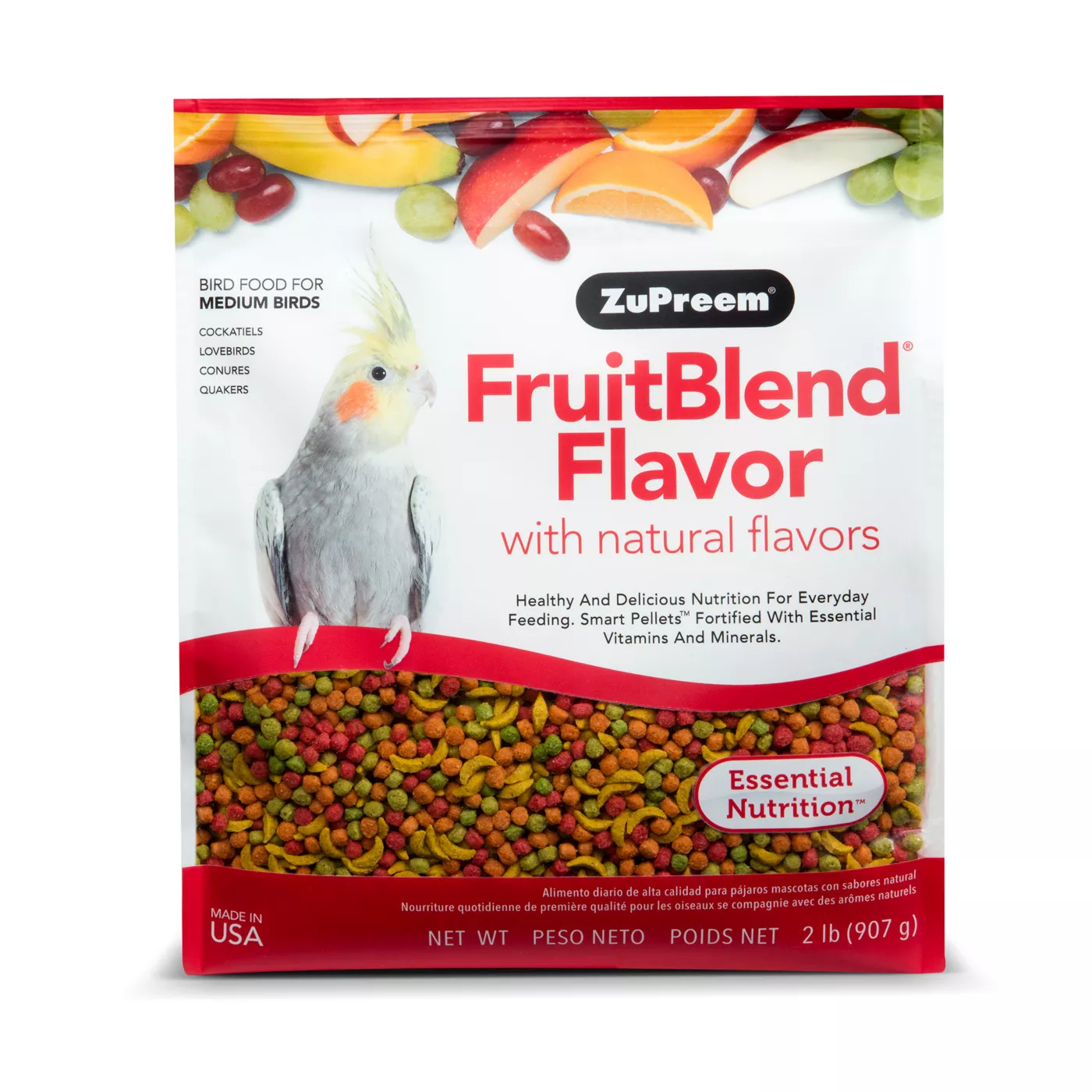 Product ZuPreem® FruitBlend Medium Bird Food