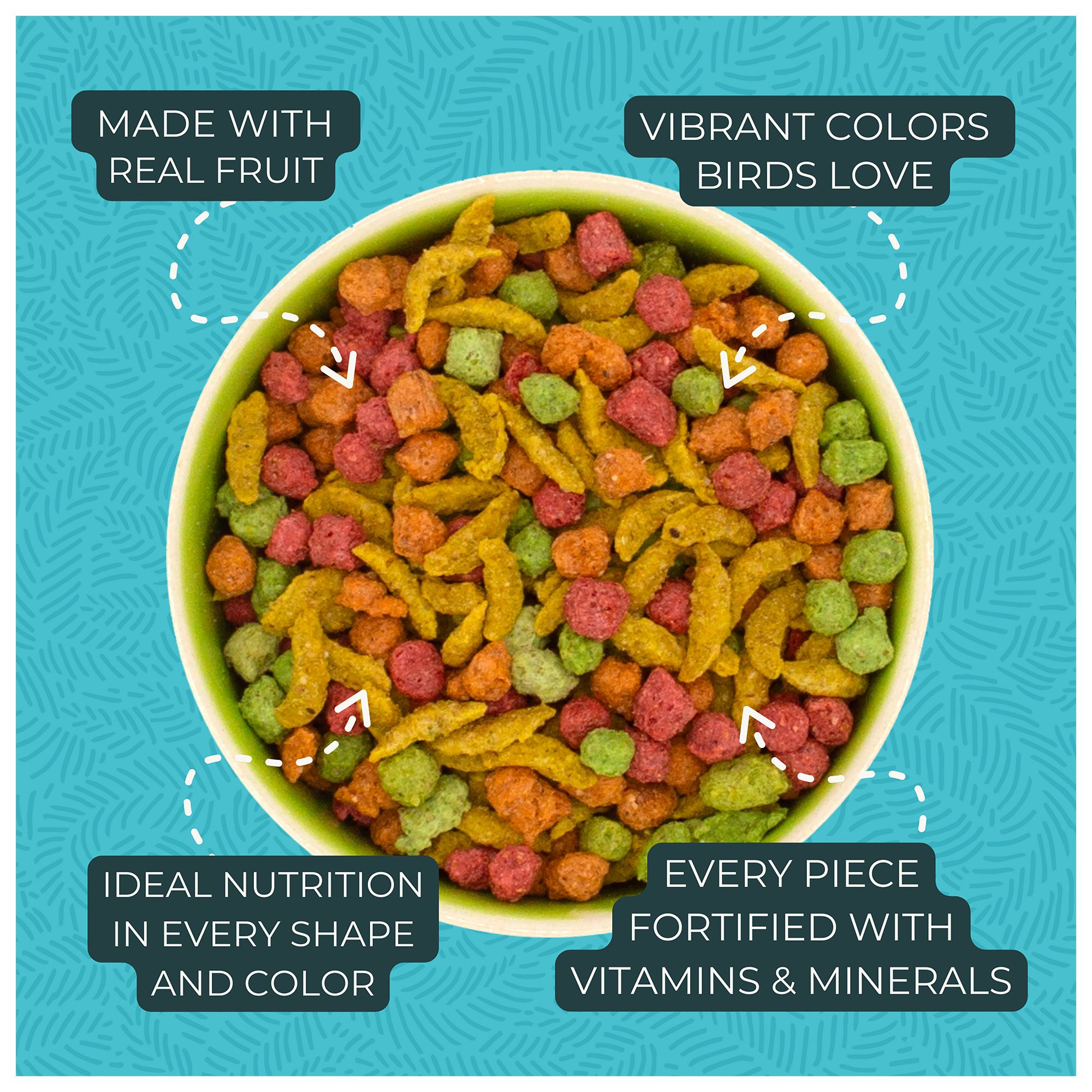 ZuPreem® FruitBlend Medium Bird Food - Fruit-Flavored Pellets - thumbnail 7