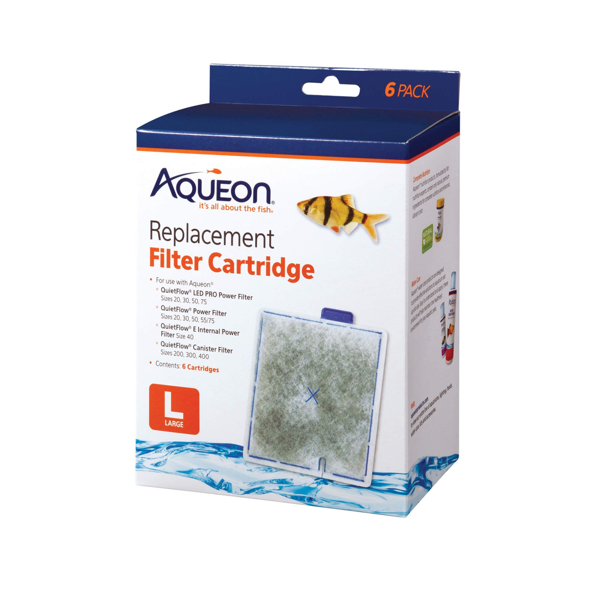 Aqueon® Replacement Aquarium Filter Cartridges fish Filter Media