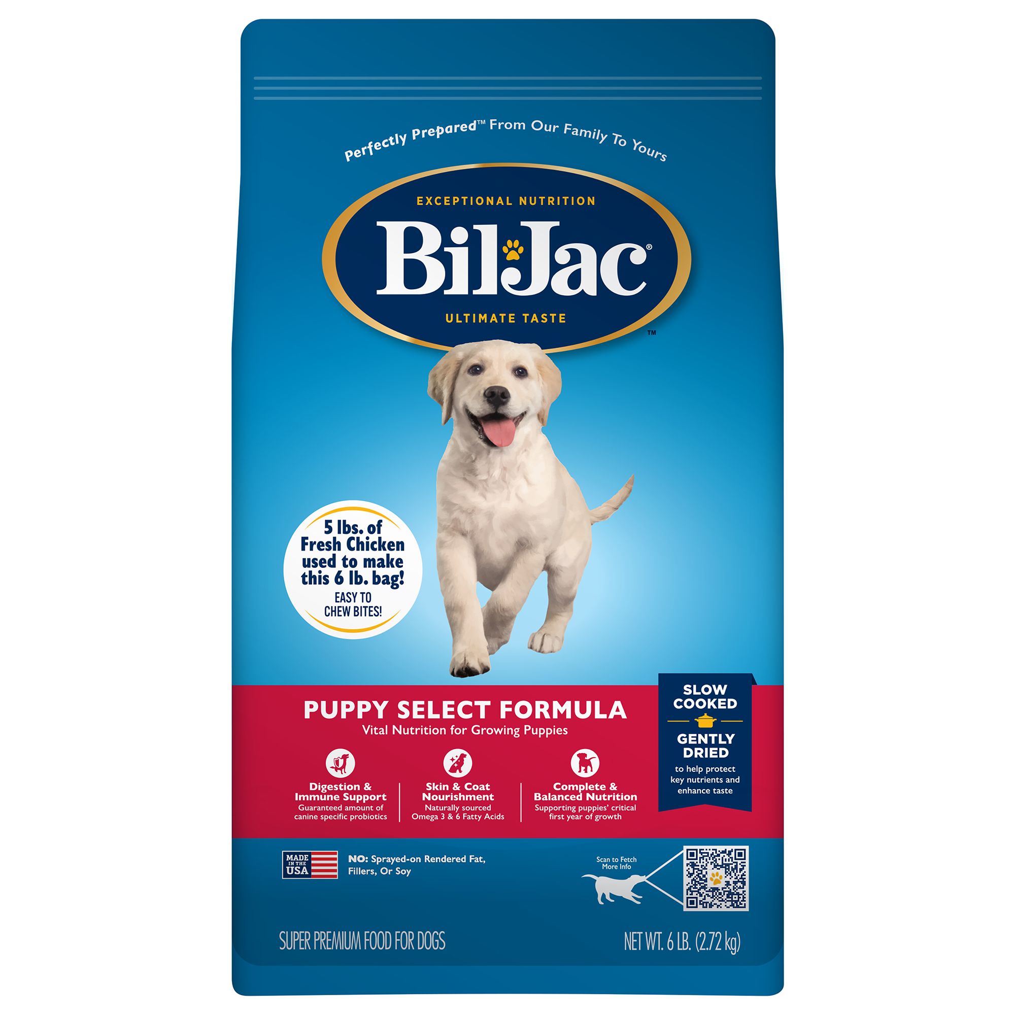 Bil Jac Select Formula Chicken Puppy Dry Dog Food 6 lb