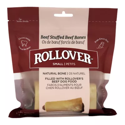 Product Rollover Roasted Stuffed Beef Bones Premium Dog Treats