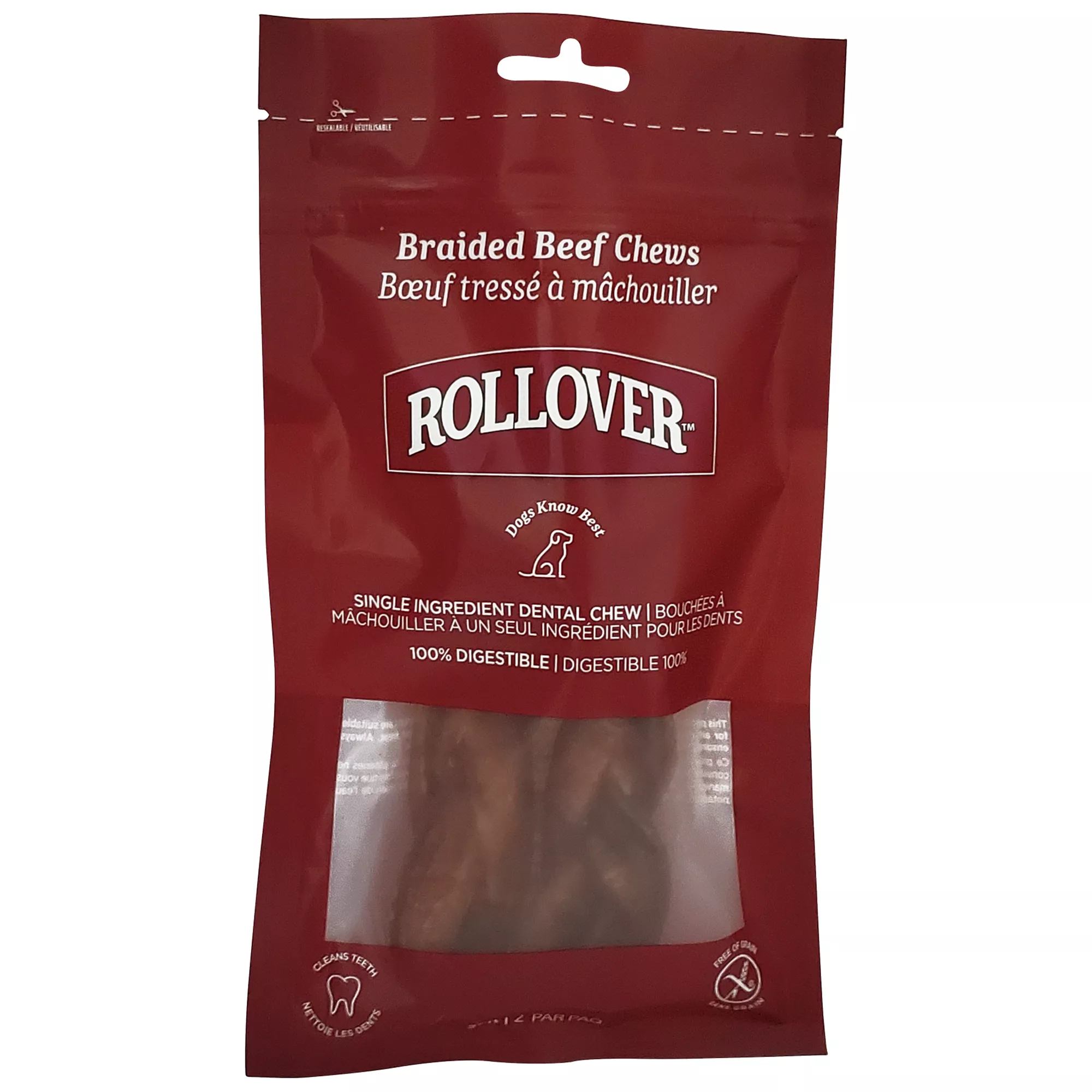 Rollover Braided Chew Premium Dog Treats