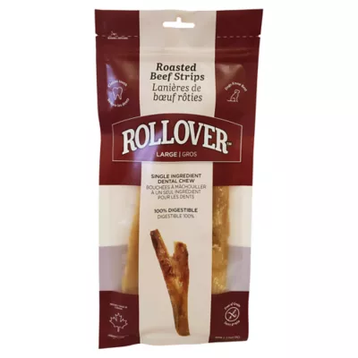 Product Rollover Roasted Beef Strips Premium Dog Treats