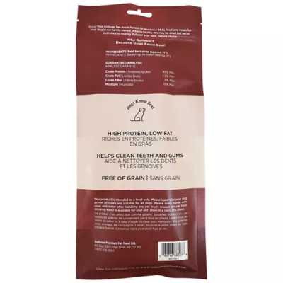 Product Rollover Roasted Beef Strips Premium Dog Treats