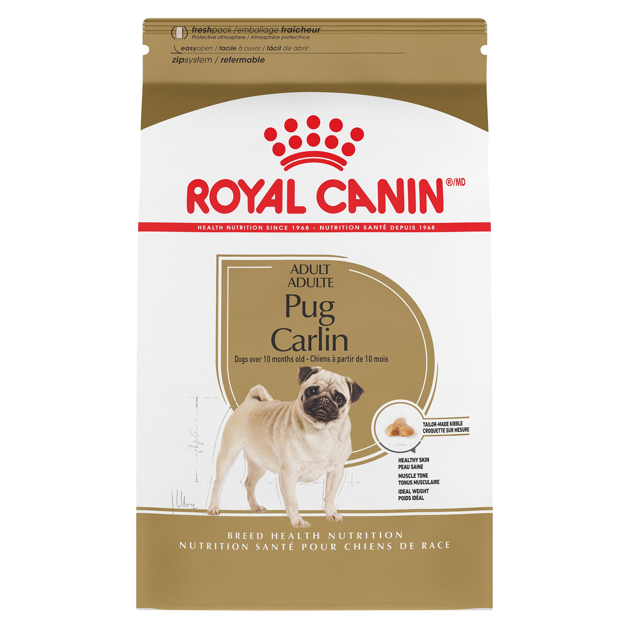 Royal Canin Breed Health Nutrition Trade Pug Adult Dog Food