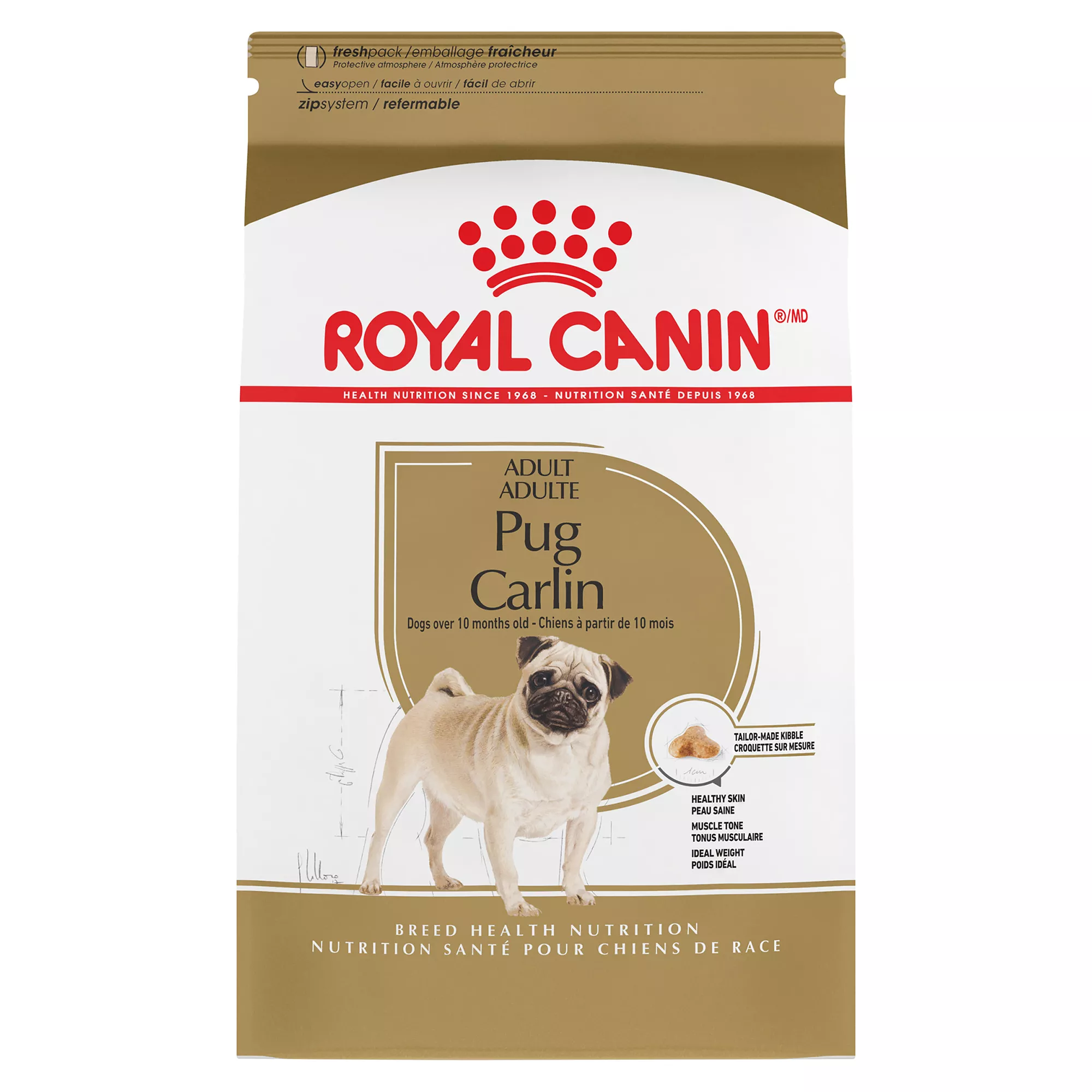 Royal Canin® Breed Health Nutrition® Pug Breed Specific Adult Dog Dry Food - 10 lb