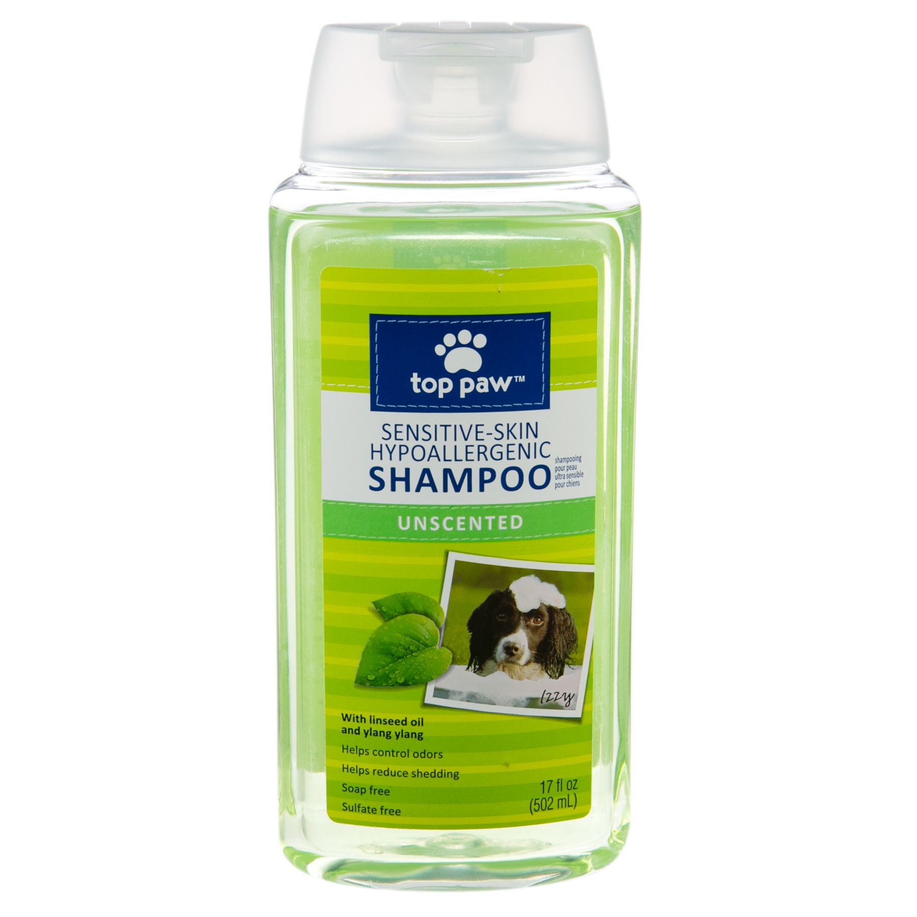 Top Paw® SensitiveSkin Unscented Hypoallerginic Dog Shampoo dog