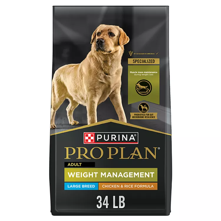 Purina Pro Plan Weight Management Large Breed Adult Dry Dog Food - Chicken & Rice