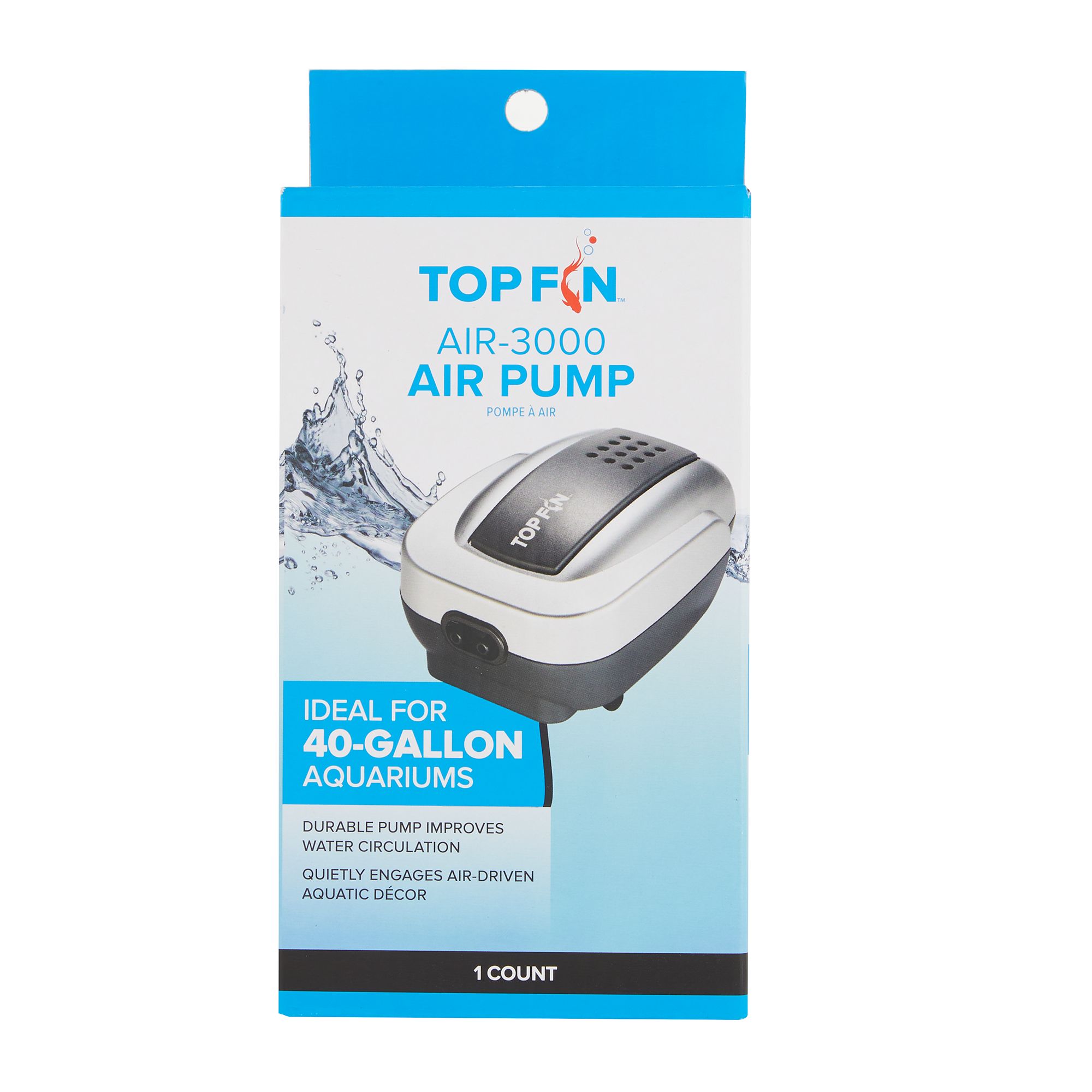 Top Fin® Aquarium Air Pump, fish Air & Water Pumps