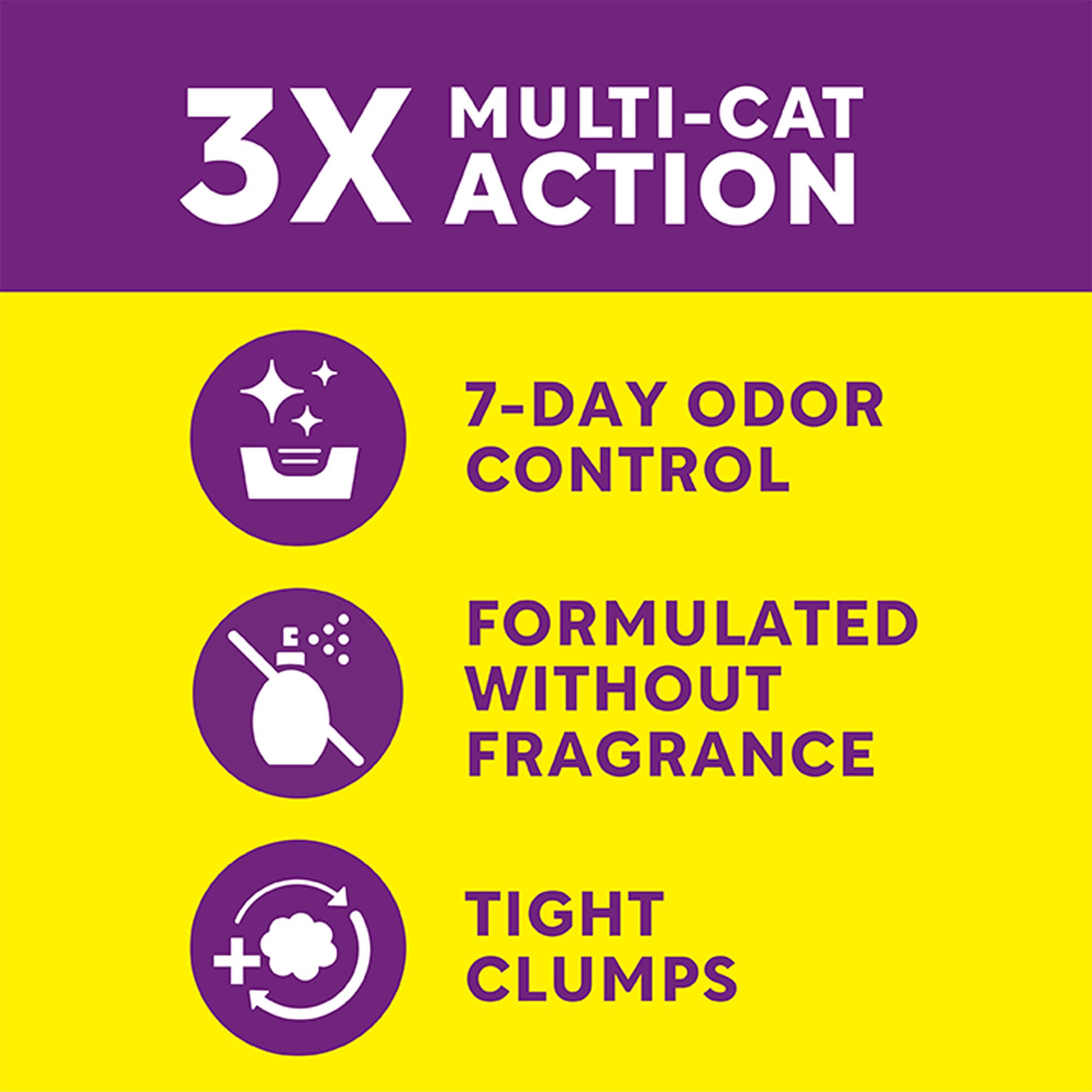 Scoop Away Clumping Cat Litter, Unscented, 25 LB - thumbnail 3