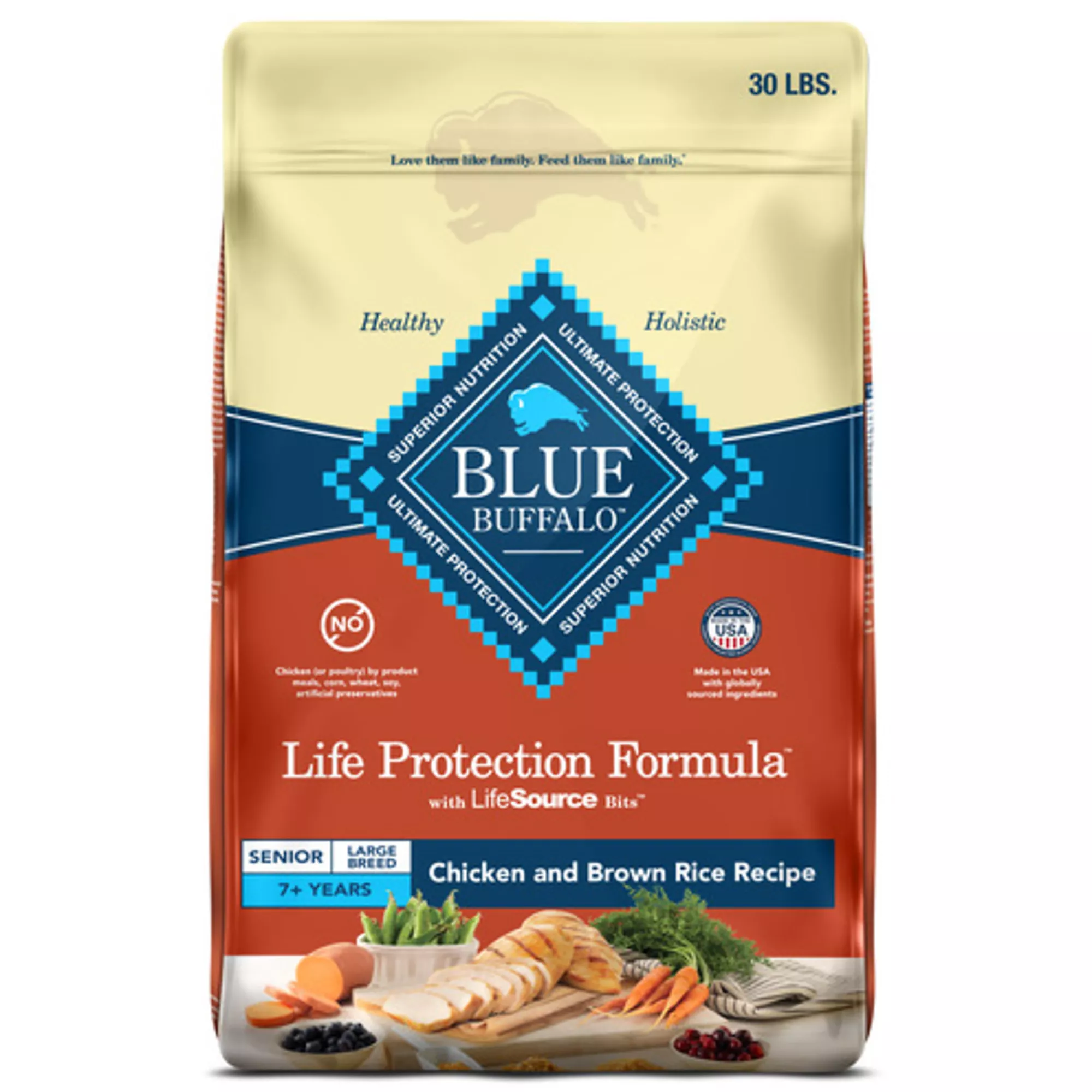 Blue Buffalo® Life Protection Formula&trade; Large Breed Senior Dry Dog Food - Natural, Chicken