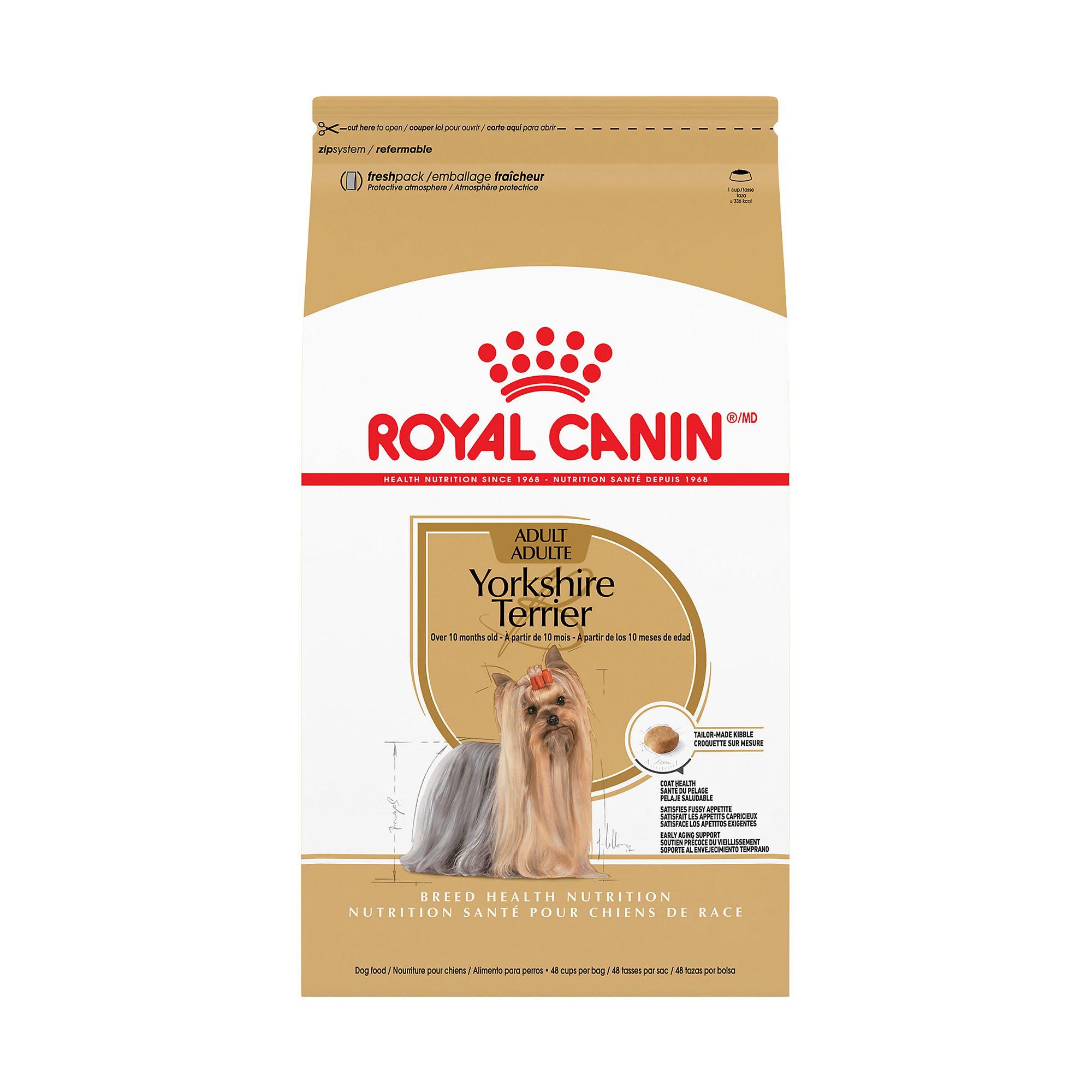 Yorkshire terrier hot sale dog food