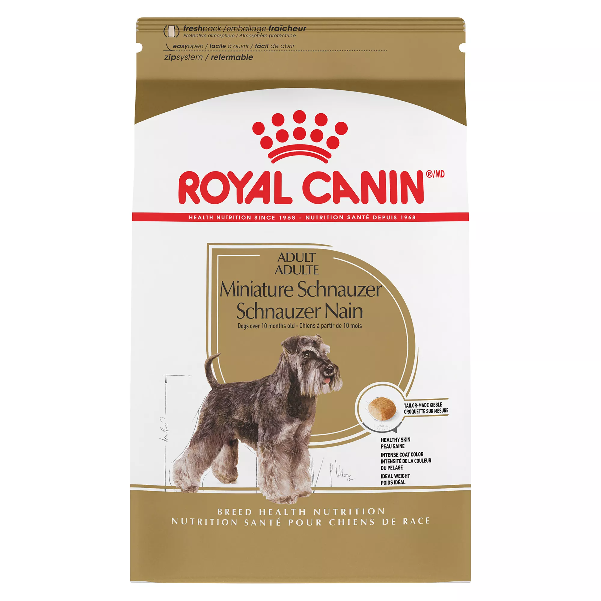 Royal Canin® Breed Health Nutrition® Miniature Schnauzer Breed Specific Adult Dog Dry Food - 10 lb