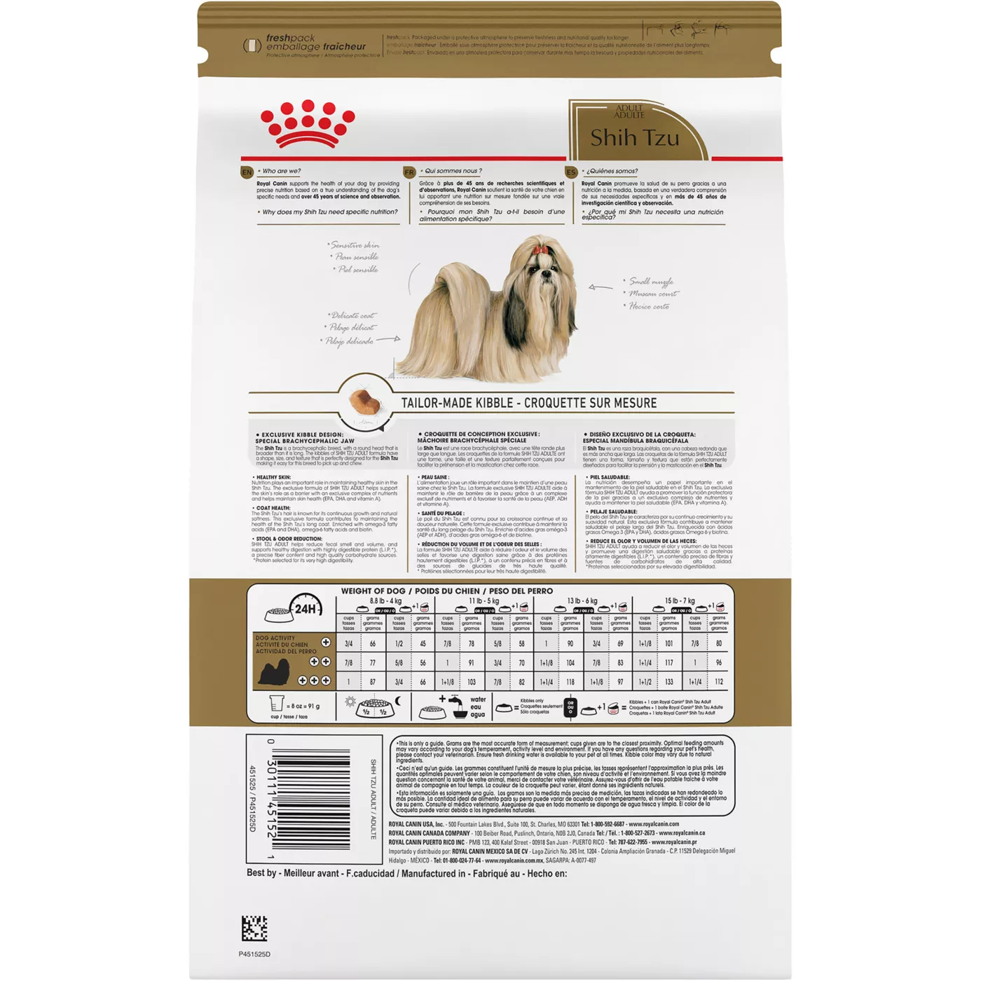 Product Royal Canin® Breed Health Nutrition® Shih Tzu Breed Specific Adult Dog Dry Food