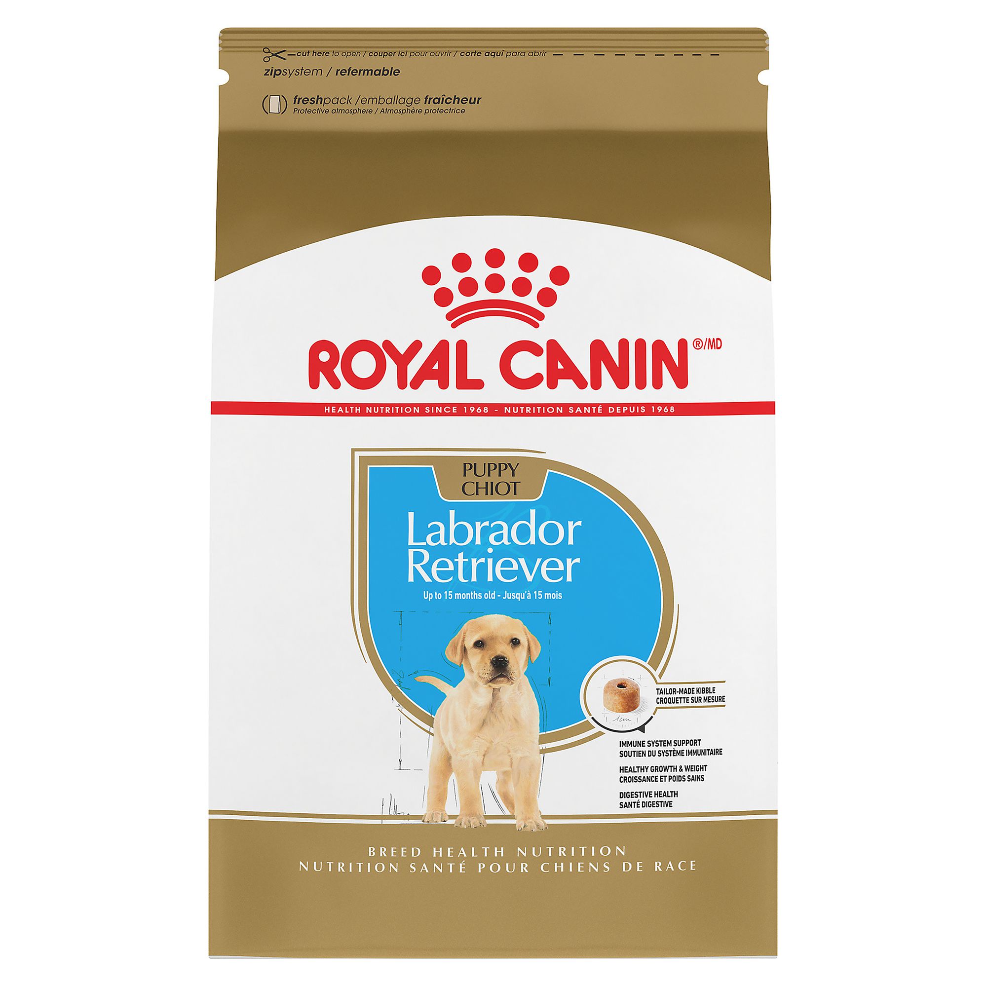 Kibble dog food outlet for puppies