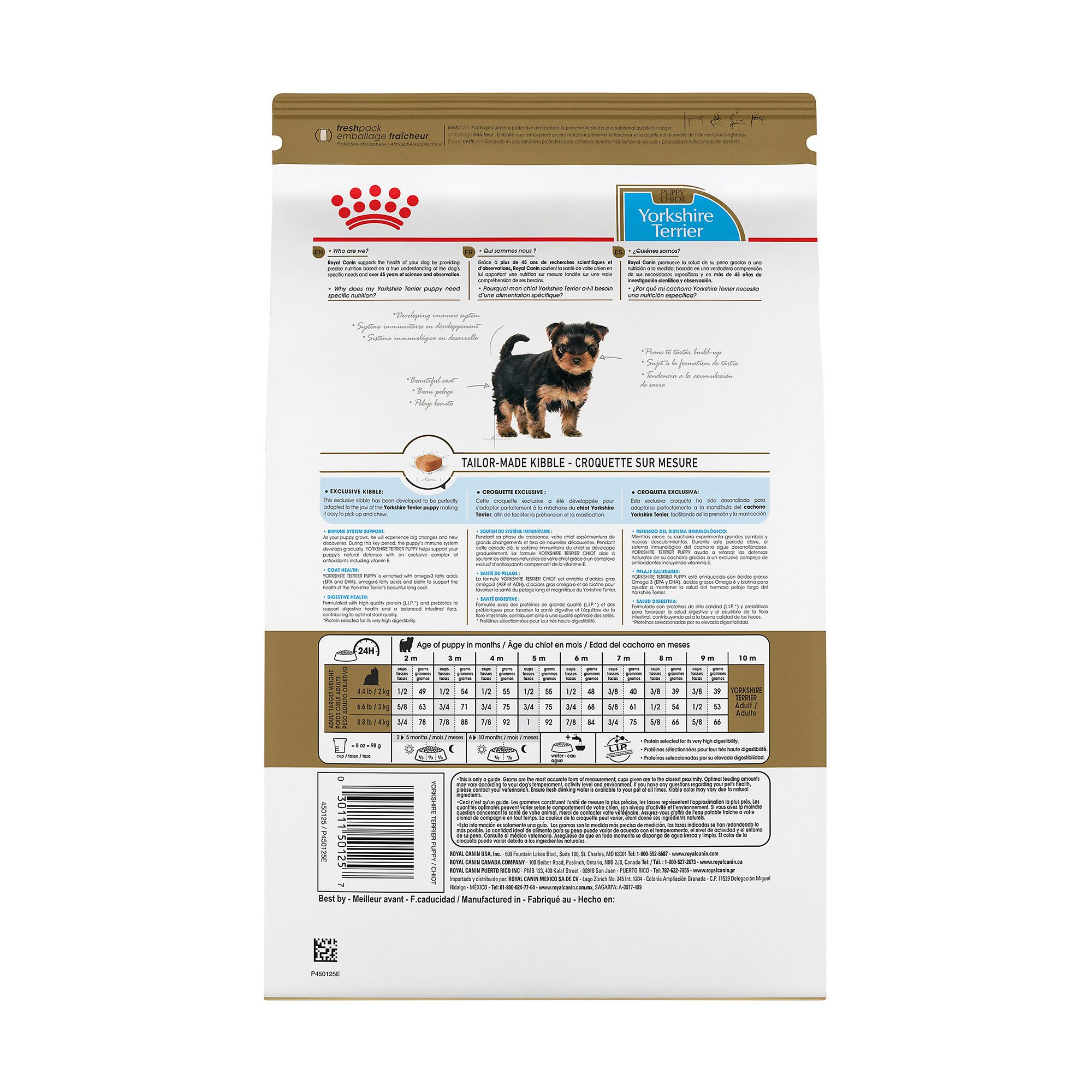 royal canin yorkshire terrier puppy food canada