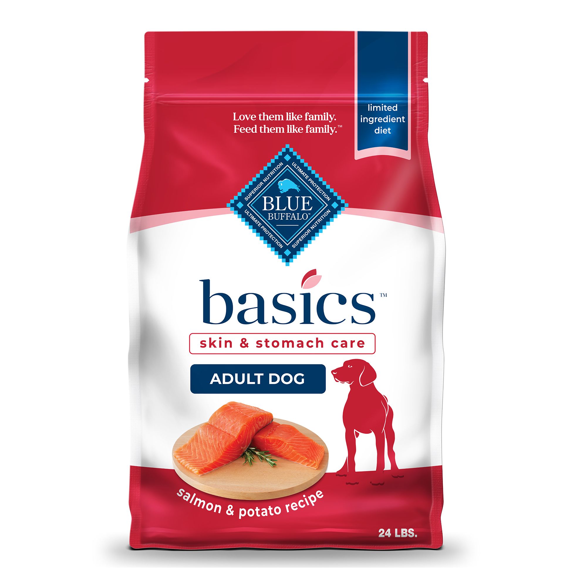 blue buffalo natural adult dry dog food salmon