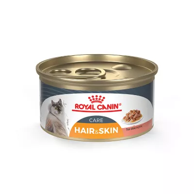 Product Royal Canin® Feline Care Nutrition Hair & Skin Care Adult Cat Slices in Gravy Wet Food  3 oz can