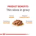 Royal Canin® Feline Care Nutrition Hair & Skin Care Adult Wet Cat Food - Thin Slices in Gravy, 3 Oz image thumbnail 3