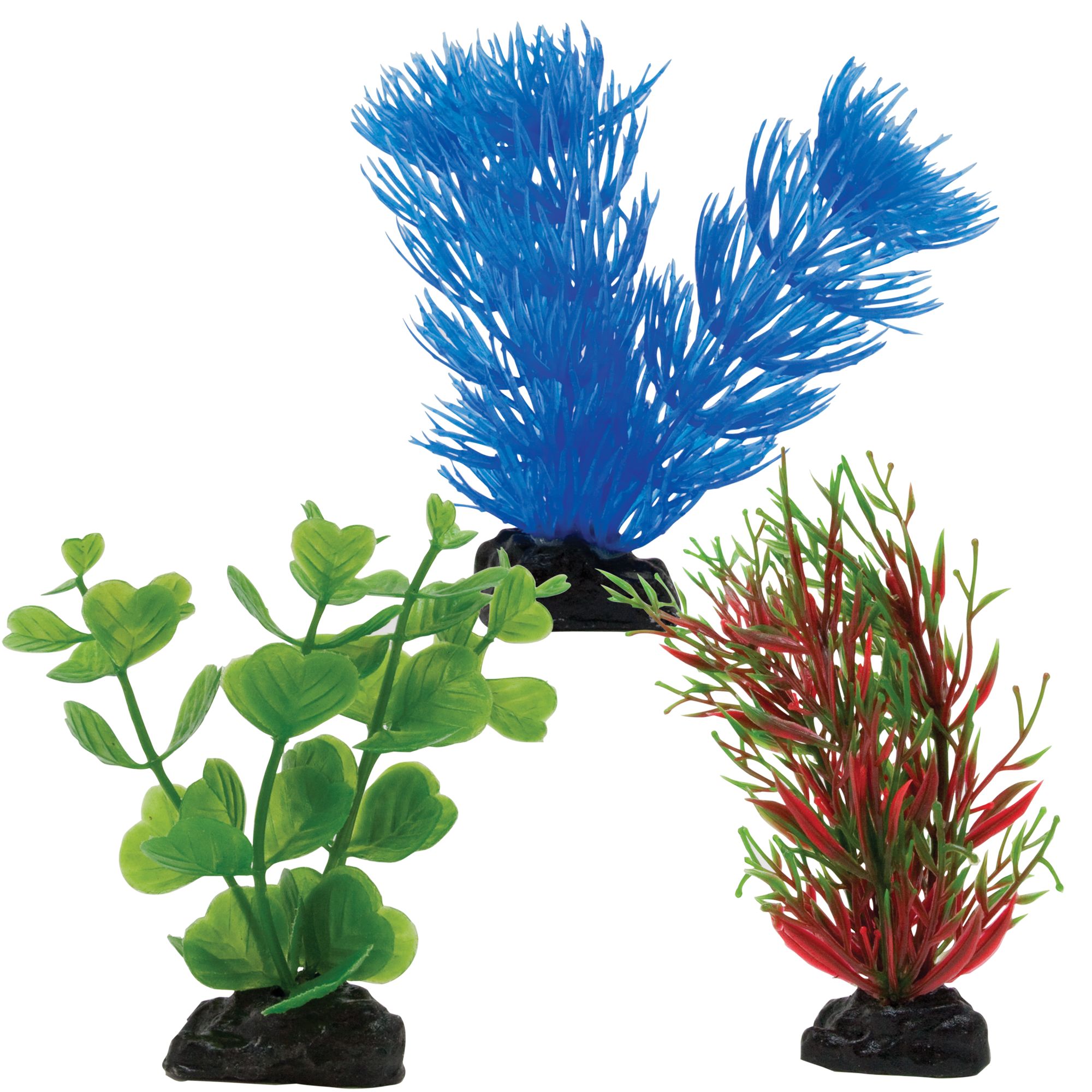 Top Fin® Artificial Heart Leaf Aquarium Plant fish