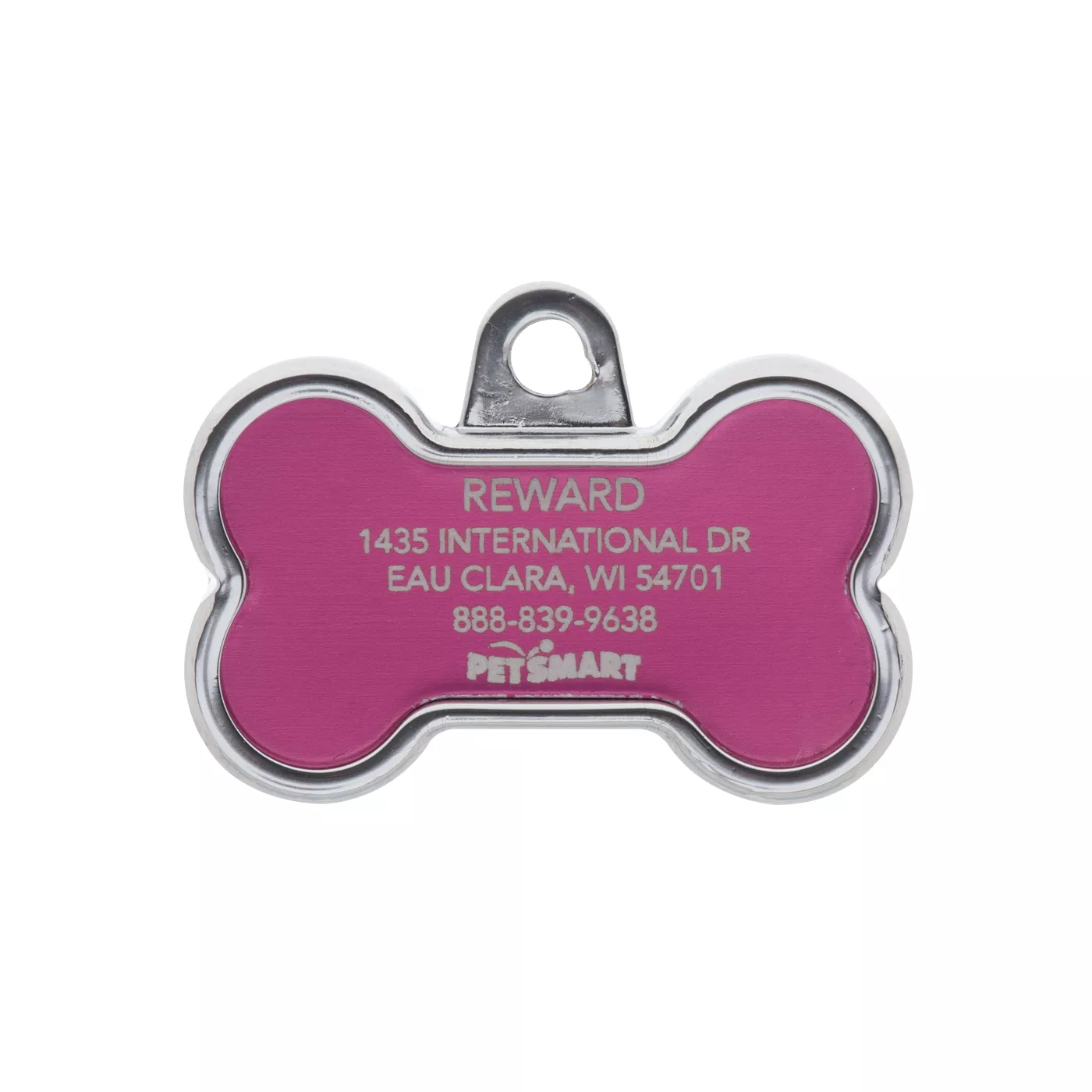 TagWorks Blingz Collection Bone Personalized Pet ID Tag