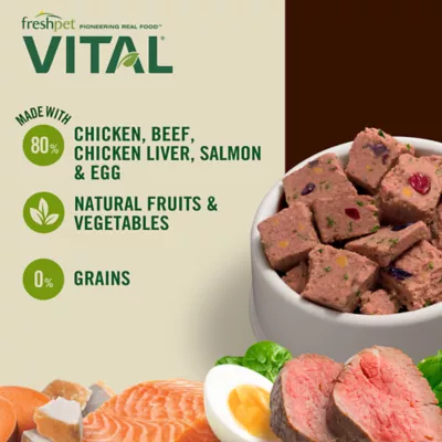 Product Freshpet® Vital™Grain Free Chicken, Beef, Salmon & Egg Adult Dog Food