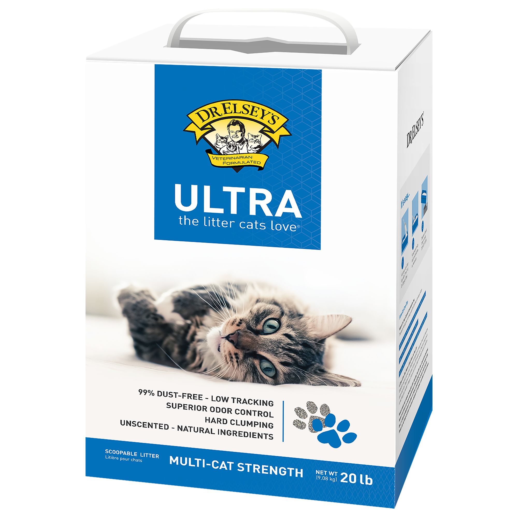 Dr. Elsey s Precious Cat Ultra Clumping Multi Cat Clay Cat Litter Unscented Low Tracking