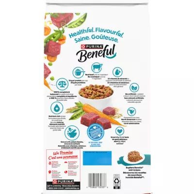 Product Beneful Incredibites Dry Dog Food - Real Beef, 1.6 kg