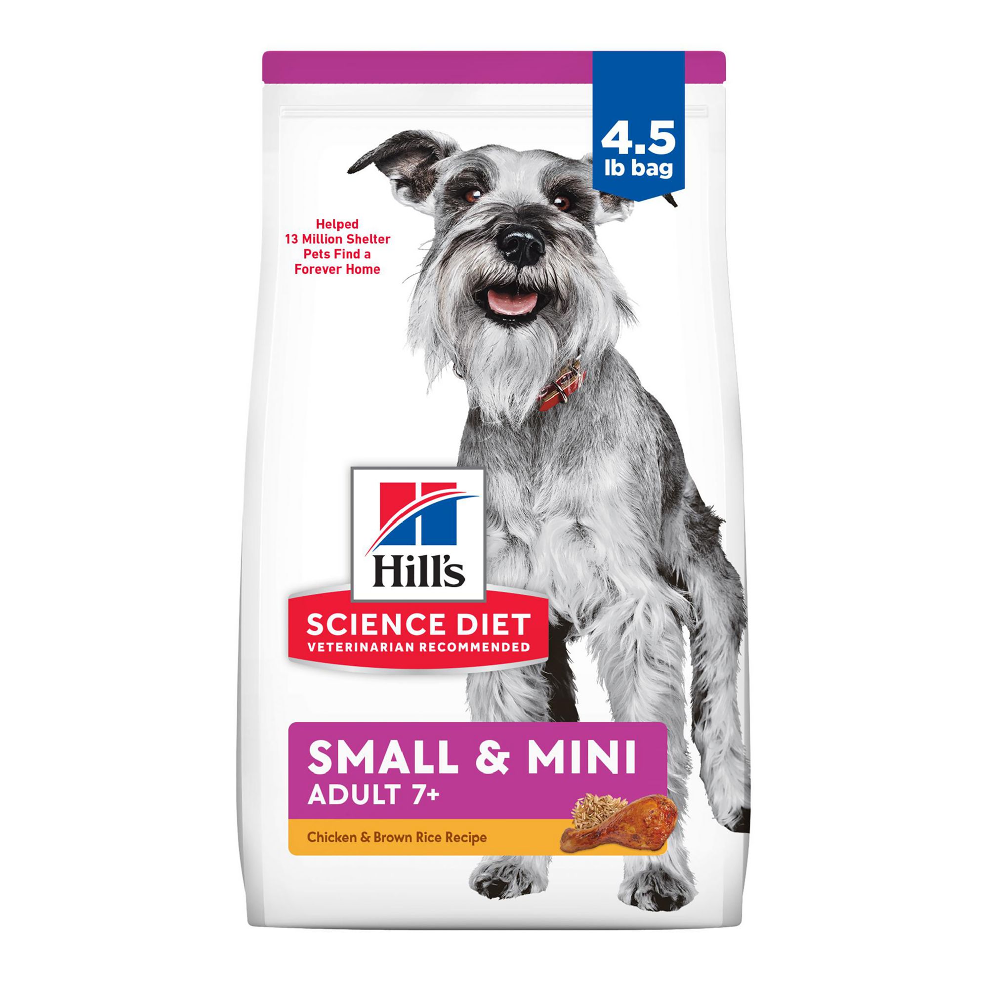 Hills Science Diet Small Paws Mature Adult Dog Food Chicken Meal Rice Barley