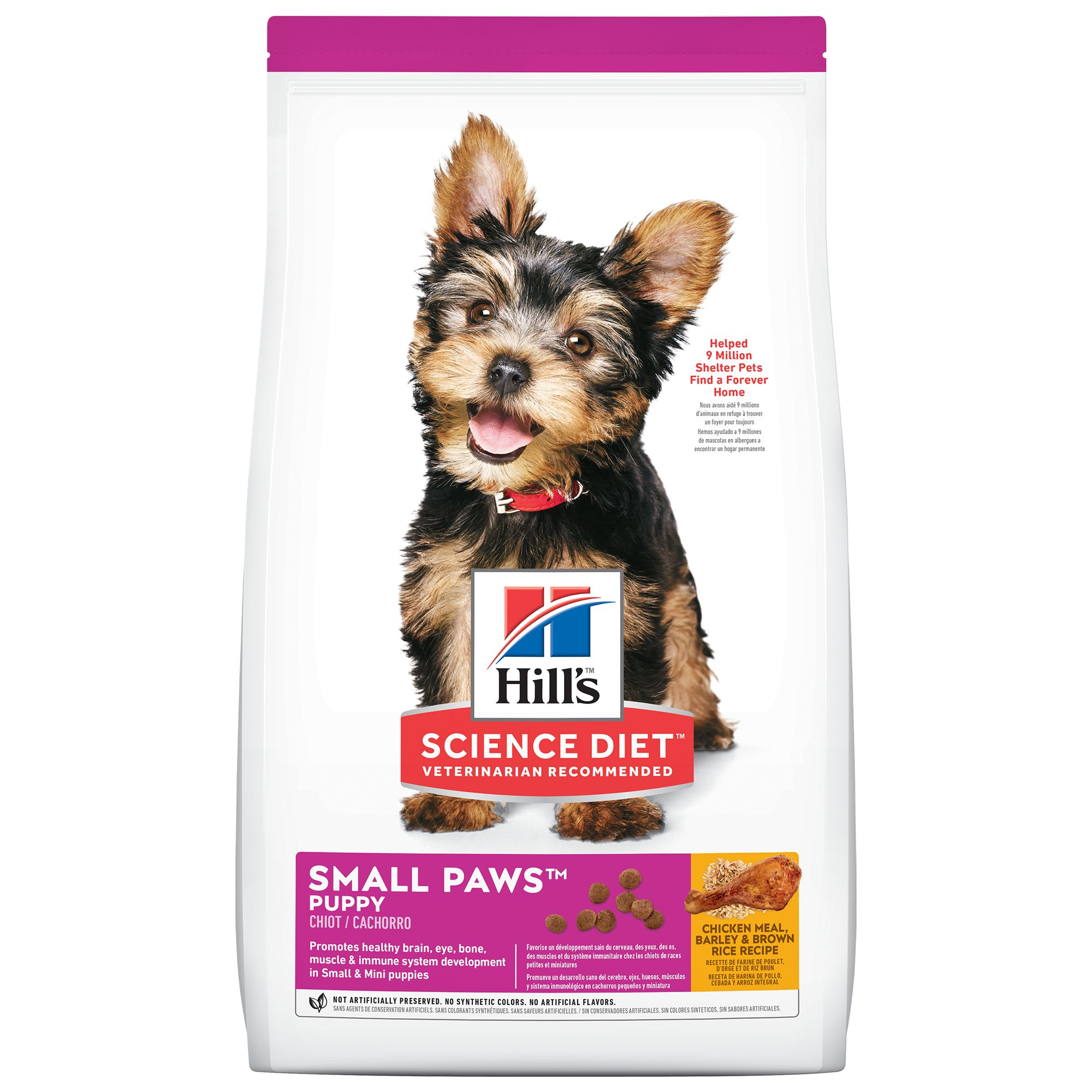 Hill S Science Diet Small Breed Puppy Dry Dog Food Chicken Meal Barley Dog Dry Food Petsmart