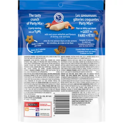 Product Purina® Friskies® Party Mix™ Ocean Crunch Cat Treat - Ocean Whitefish, Shrimp, Crab & Tuna
