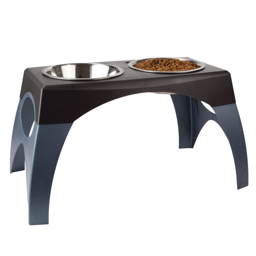 Top Paw® Elevated Double Diner Dog Bowls dog Elevated Stands PetSmart