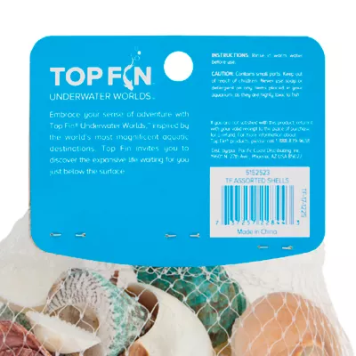 Top Fin® Seashell Aquarium Décor - Assorted Shells - Aquarium Stones - Fish Tank Decor - Image 7