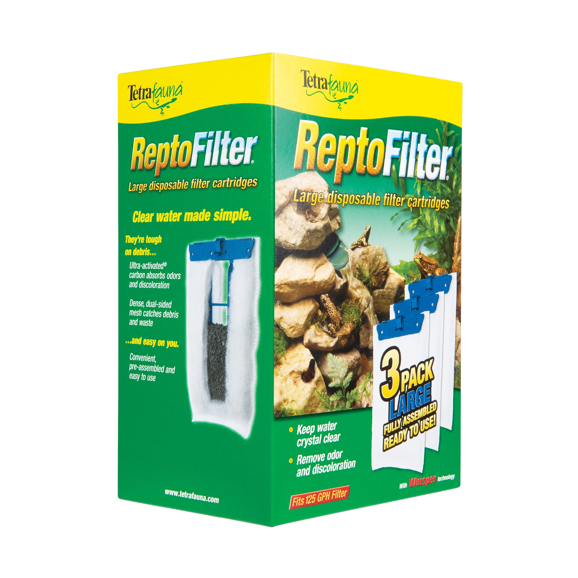 Tetra® ReptoFilter Disposable Filter Cartridge Aquatic Reptile Turtle Filter Media - 3 ct - thumbnail 3