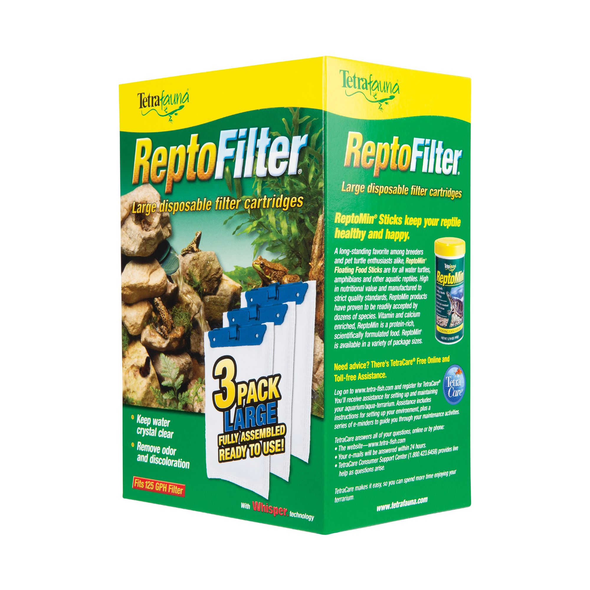 Tetra® ReptoFilter Disposable Filter Cartridge Aquatic Reptile Turtle Filter Media - 3 ct - thumbnail 4