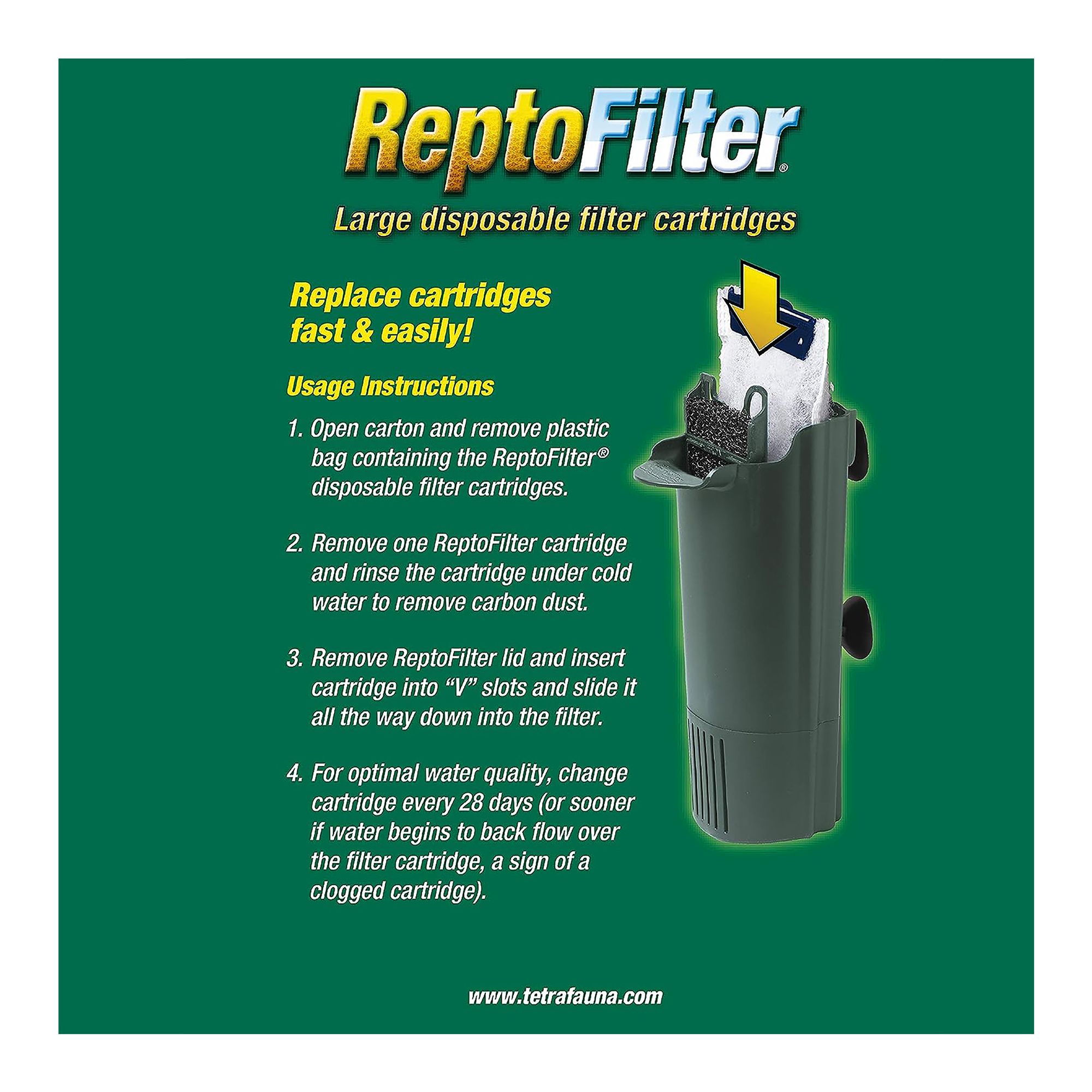 Tetra® ReptoFilter Disposable Filter Cartridge Aquatic Reptile Turtle Filter Media - 3 ct - thumbnail 5